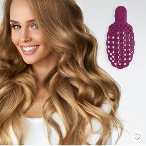 Brand New Women's Pink Heatless Voluminous Hair Roller Clip